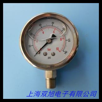上海軸向耐震壓力表YN-100ZT-40MPA